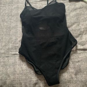 AE mesh one piece swimsuit NWT